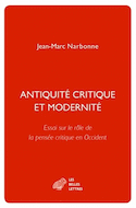 Antiquité critique et modernité